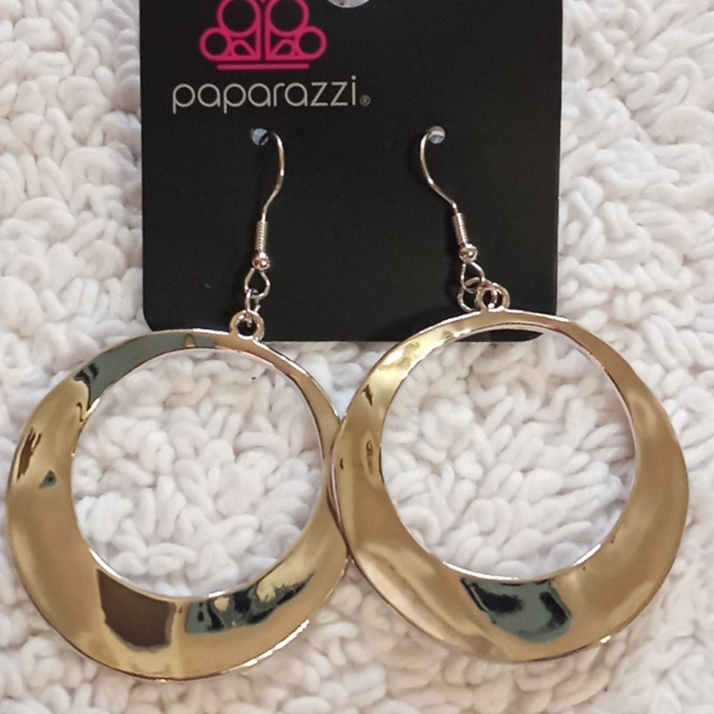 Urban Eclipse Silver Earrings